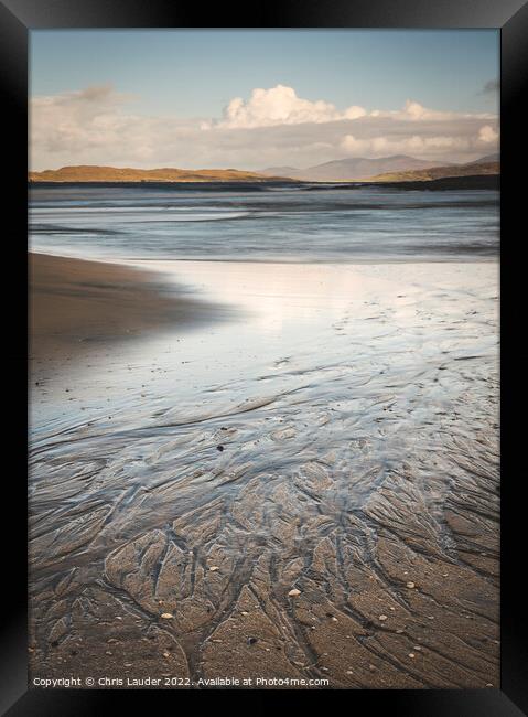 Serpentine Sands Framed Print by Chris Lauder