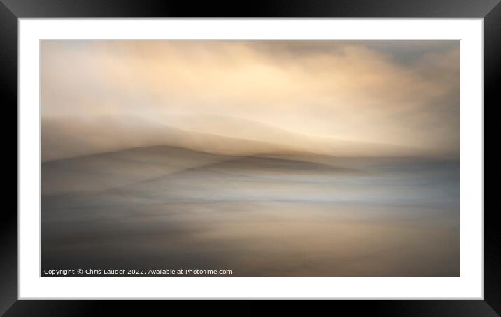 Serenity at Dawn Framed Mounted Print by Chris Lauder