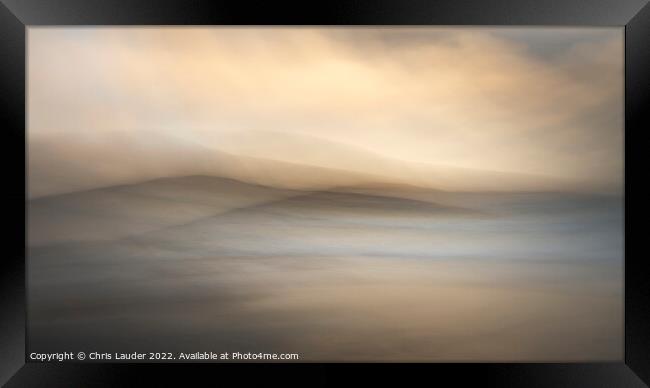Serenity at Dawn Framed Print by Chris Lauder