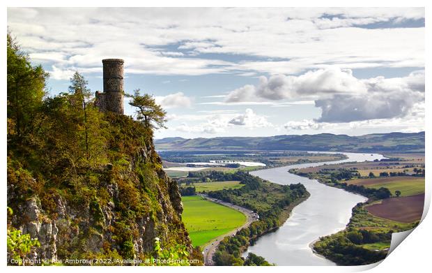 Kinnoull Hill Print by Ros Ambrose