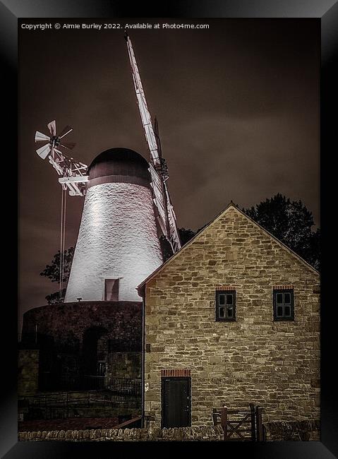 Fulwell Windmill  Framed Print by Aimie Burley