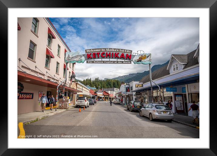 Ketchikan, Alaska Framed Mounted Print by Jeff Whyte