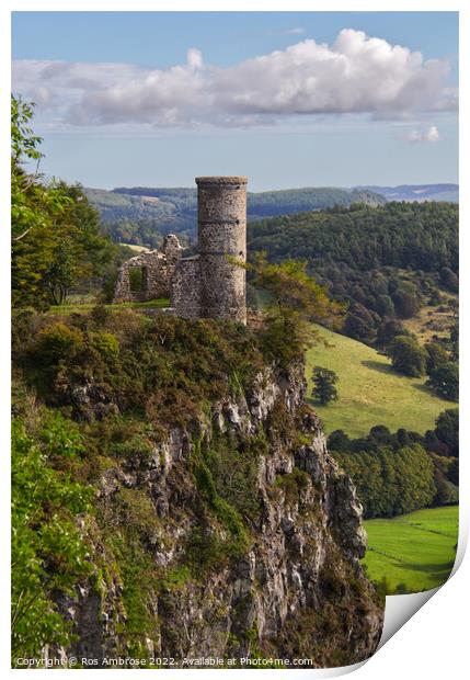 Kinnoull Tower Print by Ros Ambrose