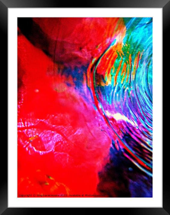 Abstract 414 Framed Mounted Print by Stephanie Moore