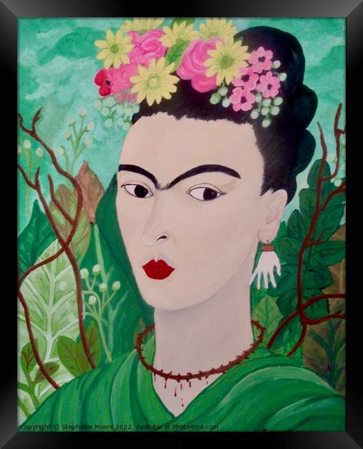 Frida Framed Print by Stephanie Moore