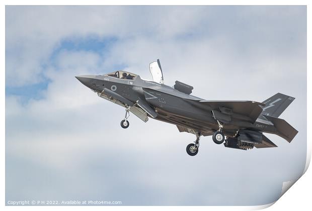 Stealth Fighter Print by P H