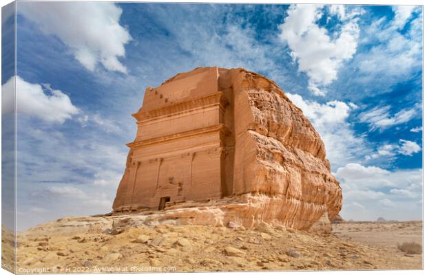 Mada'in Saleh Canvas Print by P H