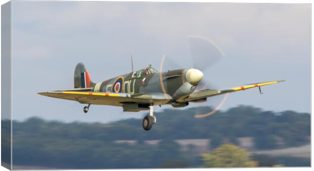 Supermarine Spitfire MK Vc AR501 Canvas Print by J Biggadike