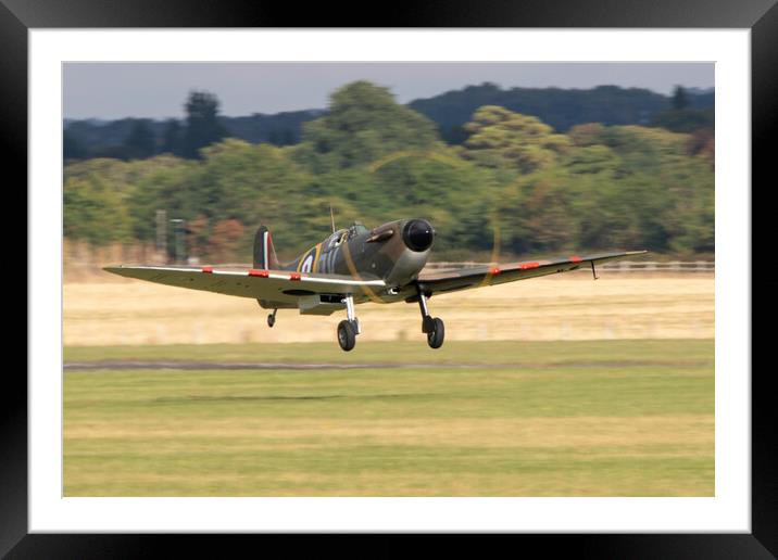 Supermarine Spitfire Mk.Ia N3200 Framed Mounted Print by J Biggadike