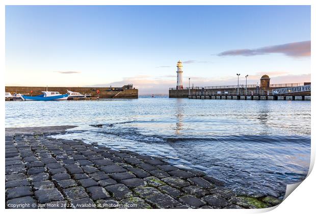 Newhaven Harbour Print by Jim Monk