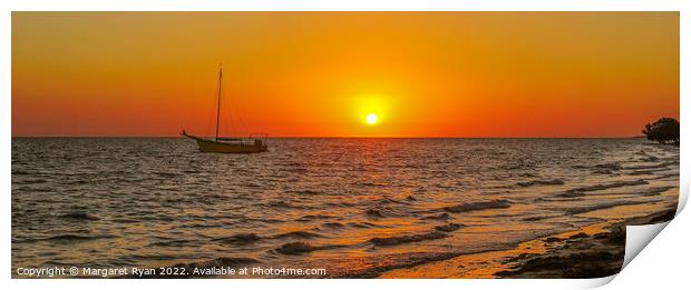 Ifaty Sunset Madagascar Print by Margaret Ryan