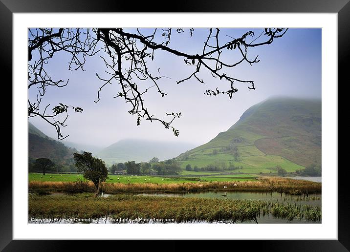 Brotherswater And Hartsop Dodd Framed Mounted Print by Jason Connolly