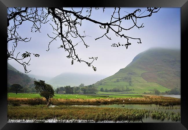 Brotherswater And Hartsop Dodd Framed Print by Jason Connolly