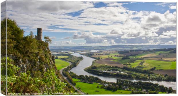 Kinnoull Hill Canvas Print by Ros Ambrose