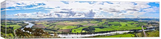 Kinnoull Hill View Point Canvas Print by Ros Ambrose