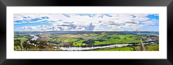 Kinnoull Hill View Point Framed Mounted Print by Ros Ambrose