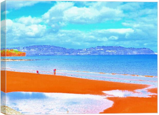 Serenity at the Seaside Canvas Print by Stephen Hamer