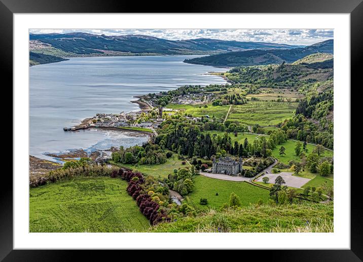 A View Over Inveraray  Framed Mounted Print by Valerie Paterson