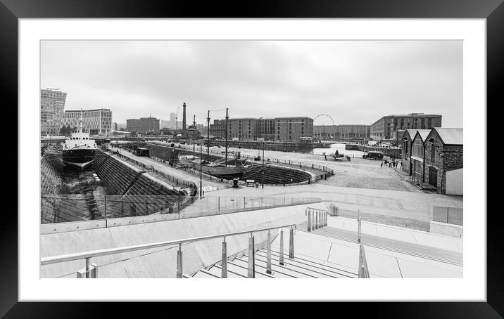 Historic docks of Liverpool Framed Mounted Print by Jason Wells