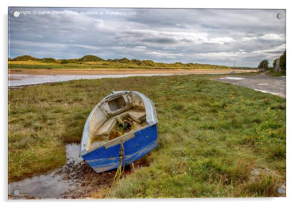 Abandoned Boat Acrylic by Derek Daniel