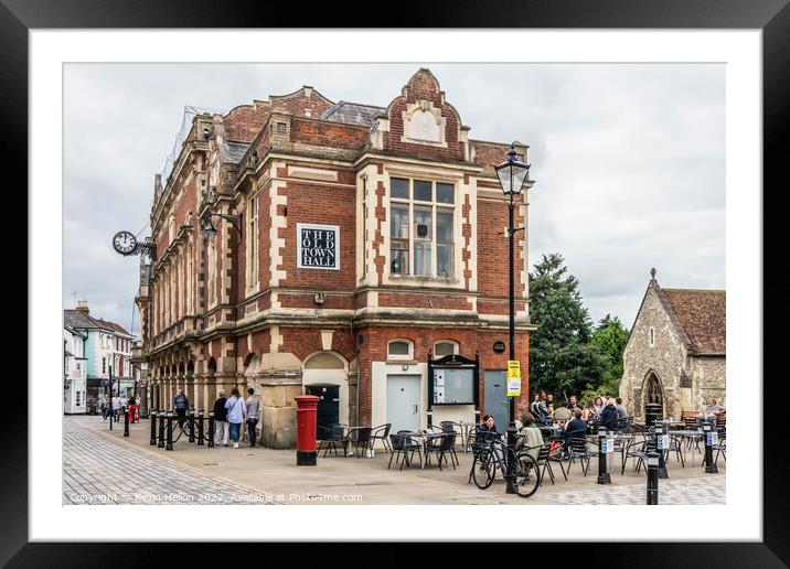 The Old Town Hall, Hemel Hempstead, Framed Mounted Print by Kevin Hellon