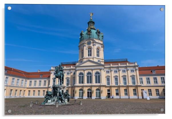 Charlottenburg Palace In Berlin Acrylic by Artur Bogacki