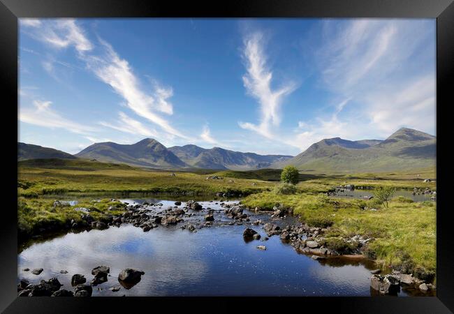 Ranch Moor,Glencoe,Scotland. Framed Print by jim wilson