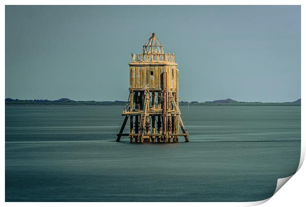 Majestic Beacon of the Scottish Coast Print by DAVID FRANCIS