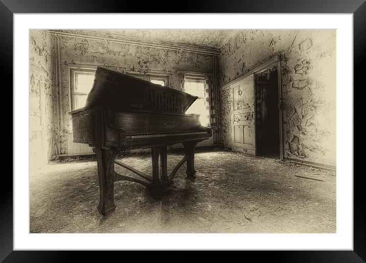 The Day The Music Died Framed Mounted Print by Martin Brown