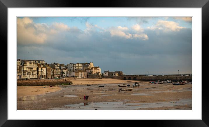 St Ives Harbour, Cornwall Framed Mounted Print by Frank Farrell
