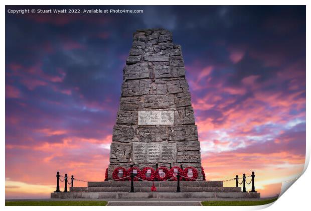 Swanage War Memorial Print by Stuart Wyatt