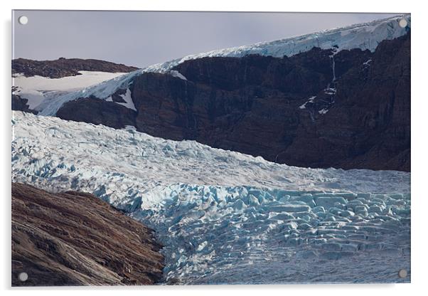 Svartisen Glacier Acrylic by Thomas Schaeffer
