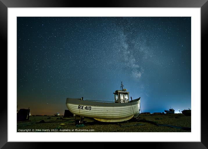 RX 410 Trawling the stars Framed Mounted Print by Mike Hardy