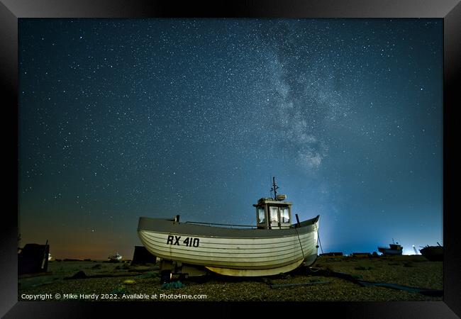 RX 410 Trawling the stars Framed Print by Mike Hardy