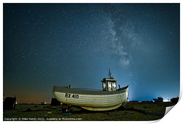 RX 410 Trawling the stars Print by Mike Hardy