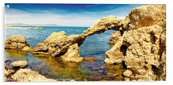 Natural arch of Portixol - CR2205-7752-ABS Acrylic by Jordi Carrio