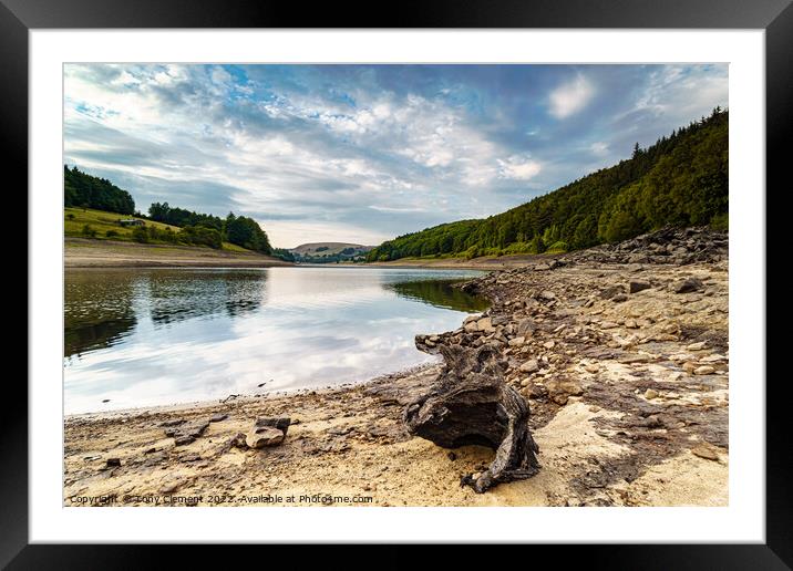 Reservoir Stump Framed Mounted Print by Tony Clement