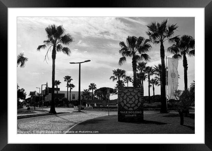 Vale do Lobo Roundabout Framed Mounted Print by Angelo DeVal