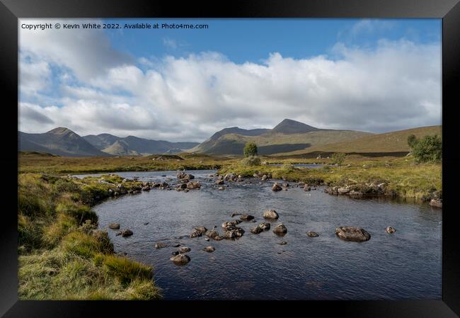 Rannoch Moor Framed Print by Kevin White