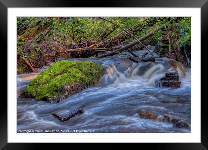 River Roddlesworth, Lancashire Framed Mounted Print by Shafiq Khan