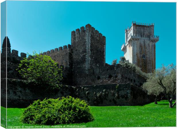 Beja Castle from Outside Canvas Print by Angelo DeVal