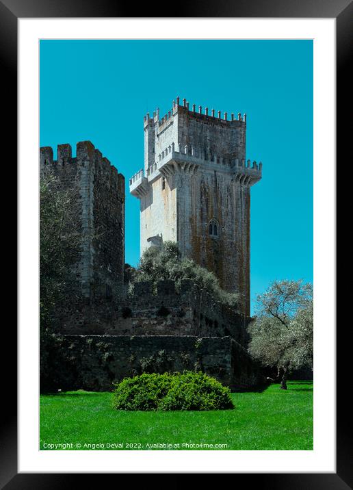 Beja Castle from Outside Framed Mounted Print by Angelo DeVal