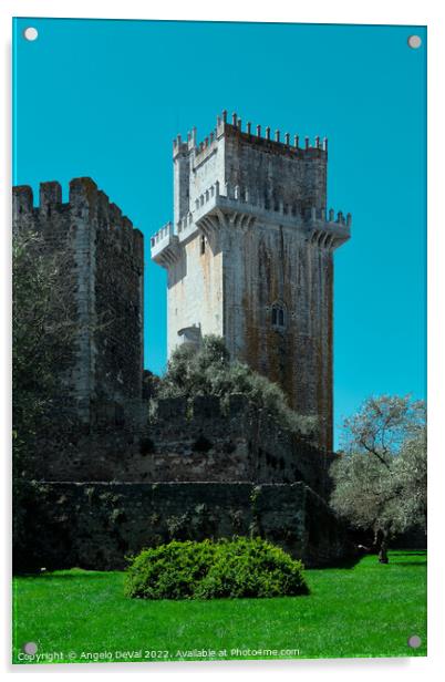Beja Castle from Outside Acrylic by Angelo DeVal
