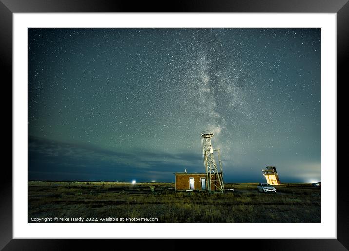 Moon Base Dungeness Framed Mounted Print by Mike Hardy
