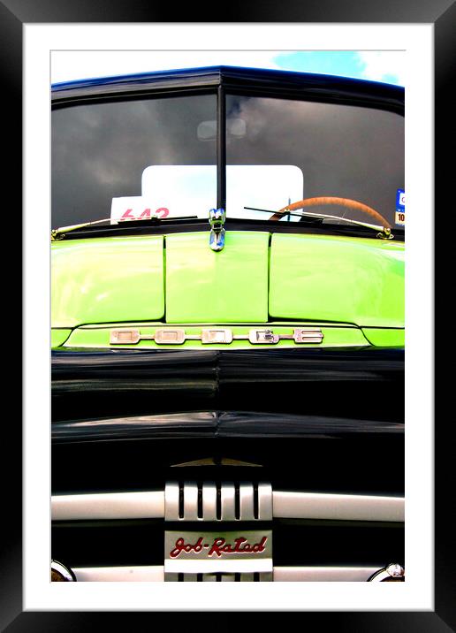Dodge Pick Up Truck Station Wagon Framed Mounted Print by Andy Evans Photos