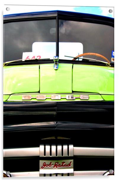 Dodge Pick Up Truck Station Wagon Acrylic by Andy Evans Photos
