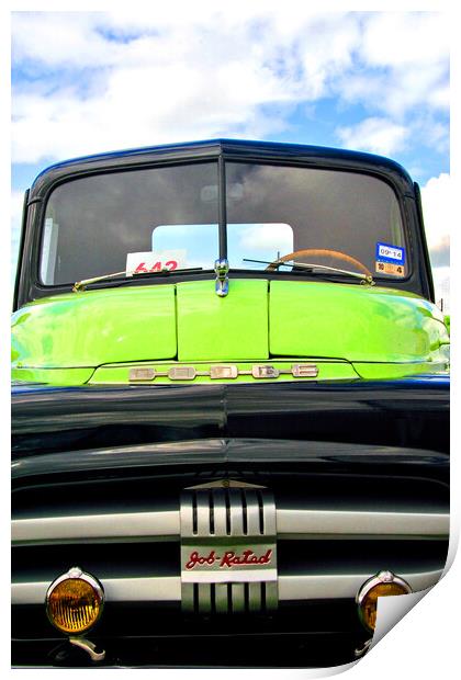 Dodge Pick Up Truck Station Wagon Print by Andy Evans Photos
