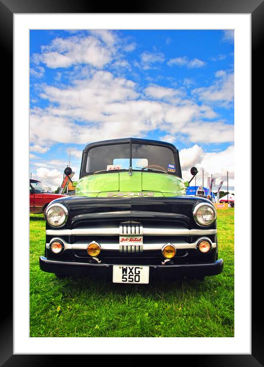 Dodge Pick Up Truck Station Wagon Framed Mounted Print by Andy Evans Photos