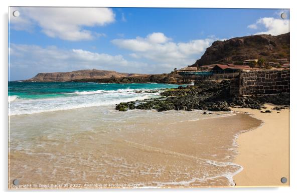 Sal Rei Boa Vista Cape Verde Coast Acrylic by Pearl Bucknall