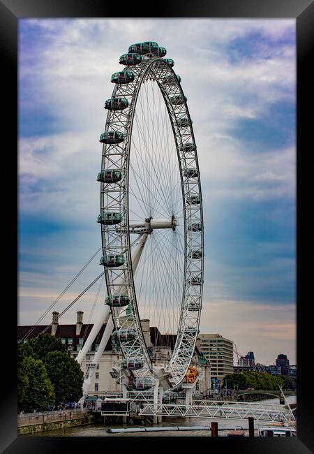 London Eye 05 Framed Print by Glen Allen
